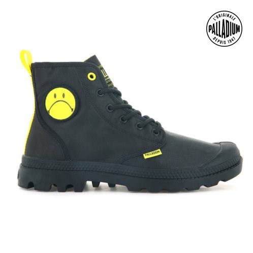 Dámské Boty Palladium Pampa Smiley Change Černé | CZ ZAK-03U